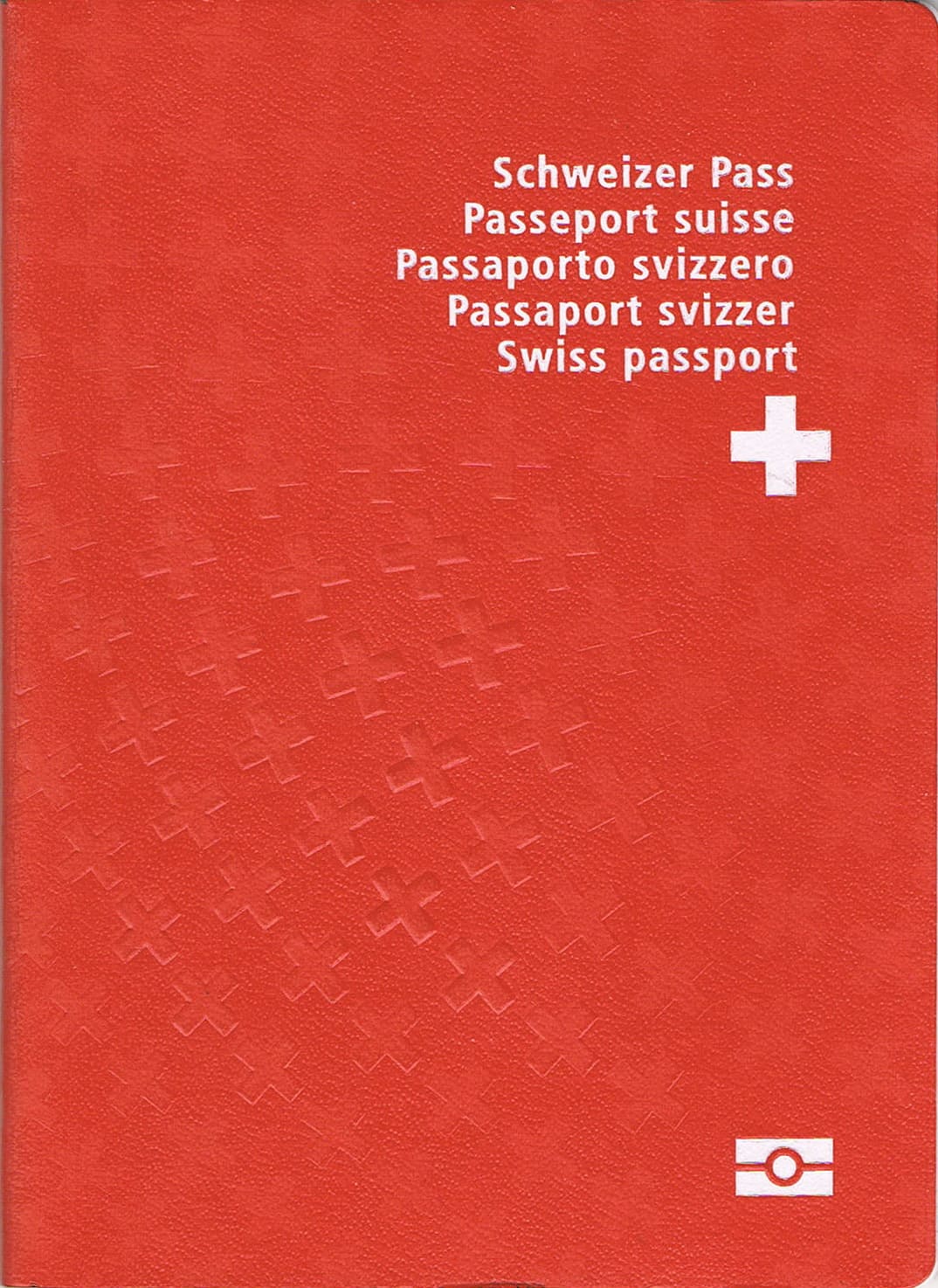 Swiss residence permit through business — Swiss passport and business documents